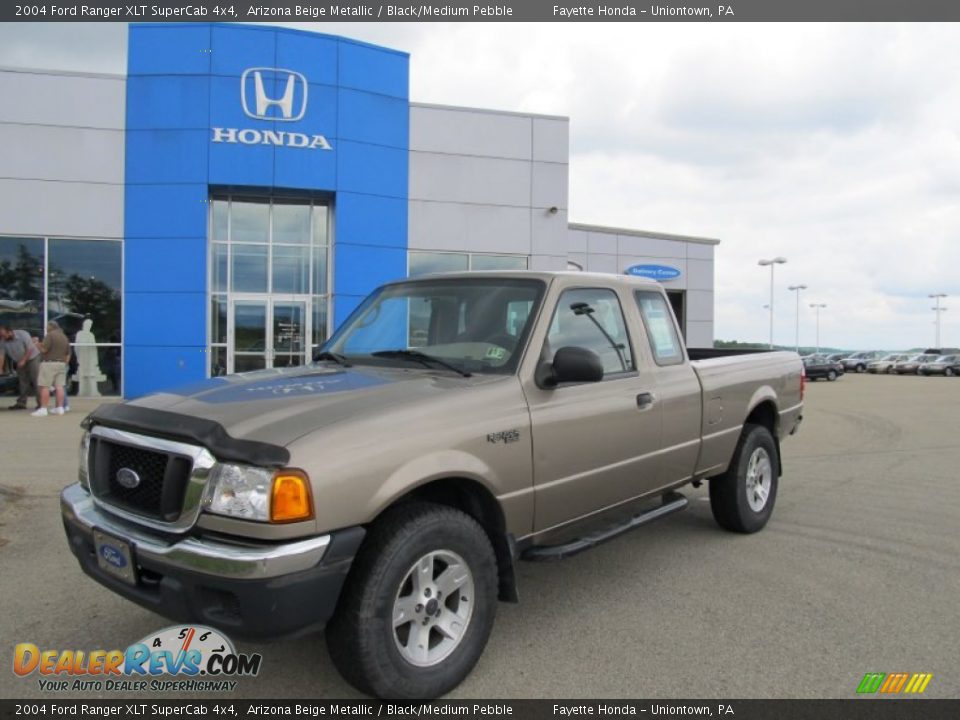 2004 Ford Ranger XLT SuperCab 4x4 Arizona Beige Metallic / Black/Medium Pebble Photo #1