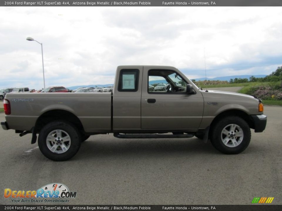 2004 Ford Ranger XLT SuperCab 4x4 Arizona Beige Metallic / Black/Medium Pebble Photo #4