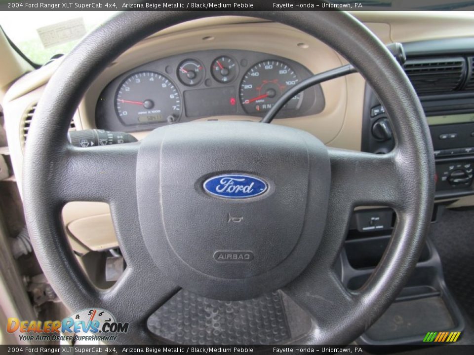 2004 Ford Ranger XLT SuperCab 4x4 Arizona Beige Metallic / Black/Medium Pebble Photo #10