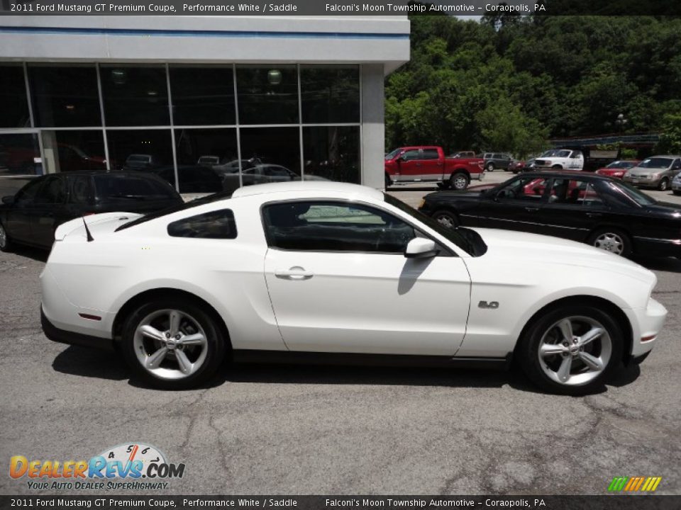 Performance White 2011 Ford Mustang GT Premium Coupe Photo #5