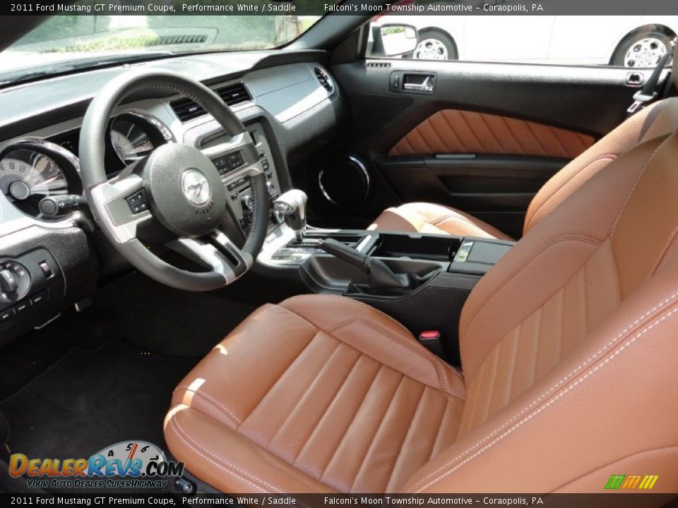 Saddle Interior - 2011 Ford Mustang GT Premium Coupe Photo #8