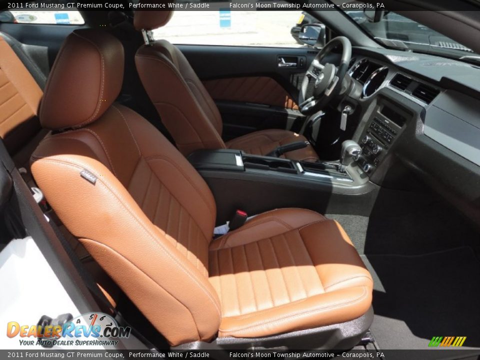 Saddle Interior - 2011 Ford Mustang GT Premium Coupe Photo #12