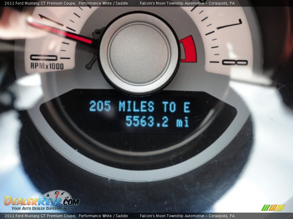2011 Ford Mustang GT Premium Coupe Performance White / Saddle Photo #14