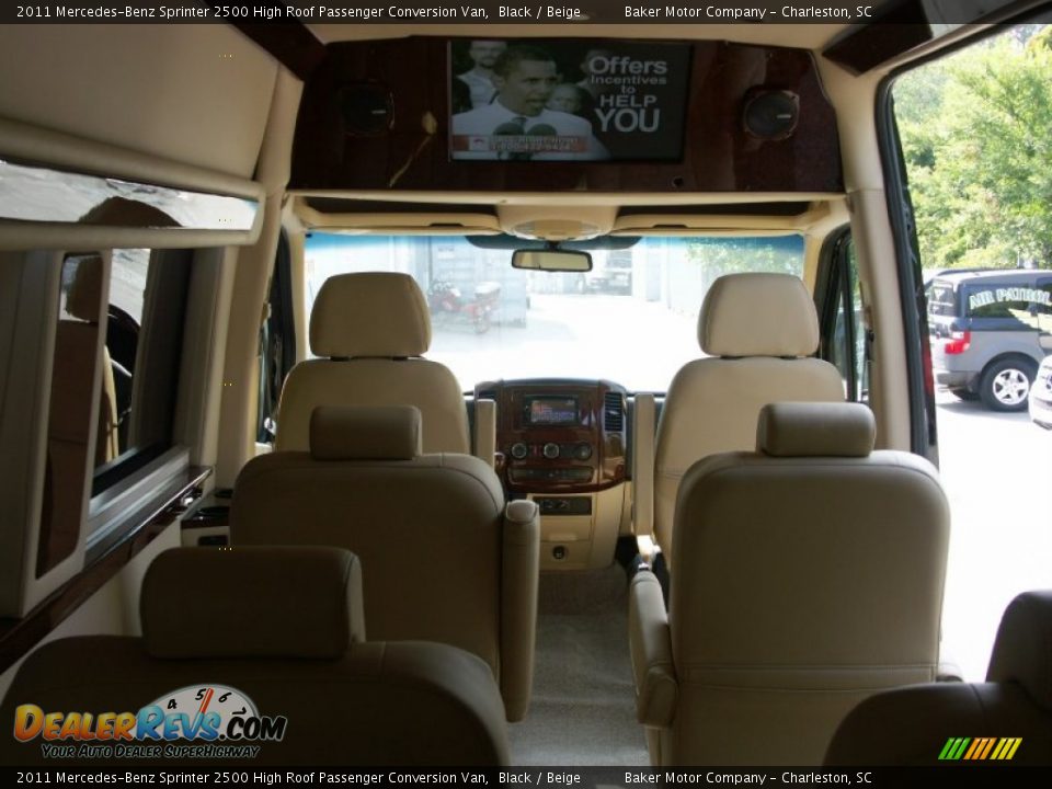 Beige Interior - 2011 Mercedes-Benz Sprinter 2500 High Roof Passenger Conversion Van Photo #8