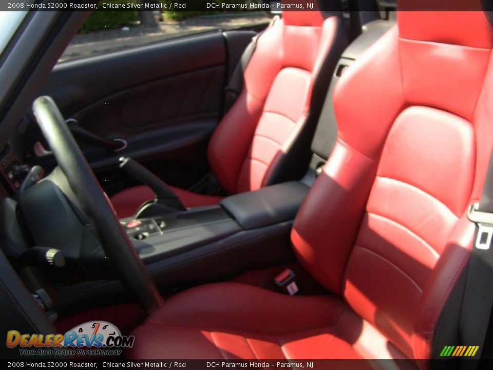 Red Interior 2008 Honda S2000 Roadster Photo 13