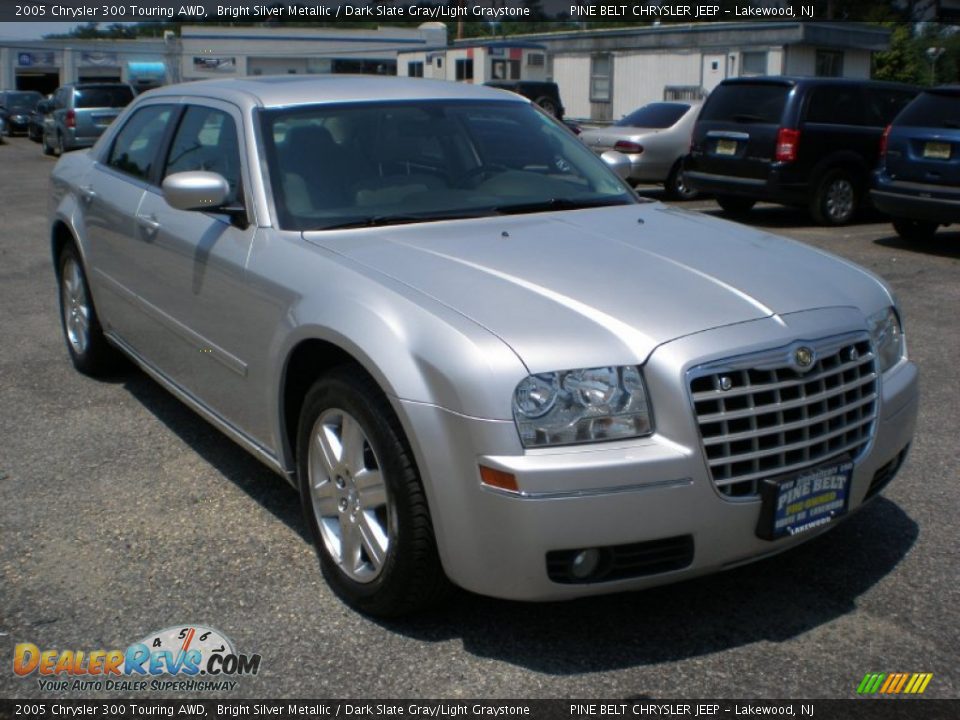 2005 Chrysler 300 Touring AWD Bright Silver Metallic / Dark Slate Gray/Light Graystone Photo #3