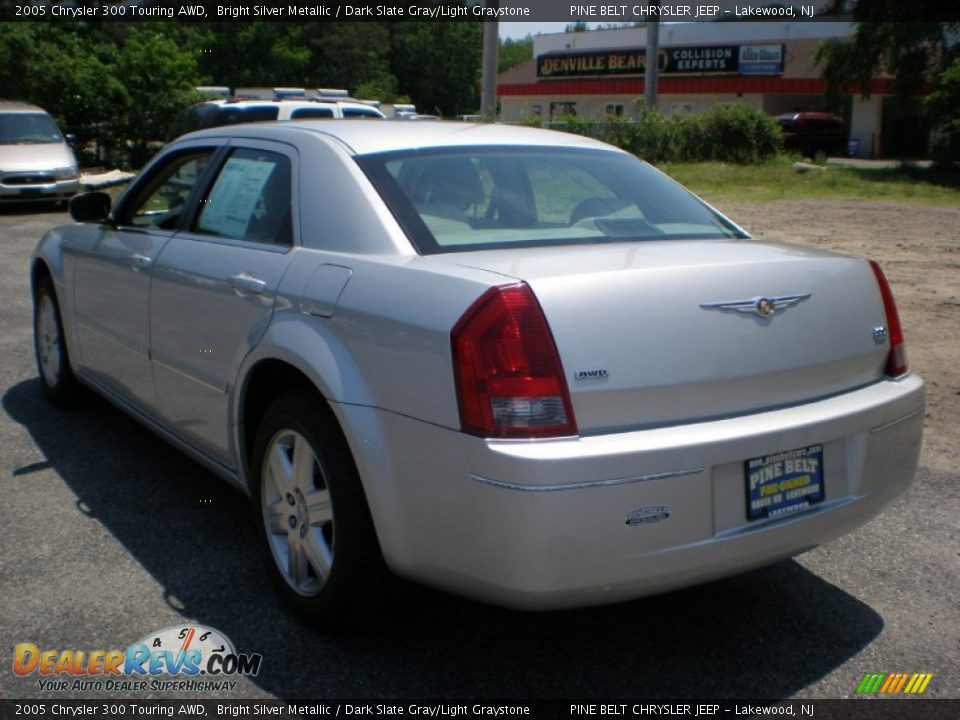 2005 Chrysler 300 Touring AWD Bright Silver Metallic / Dark Slate Gray/Light Graystone Photo #7