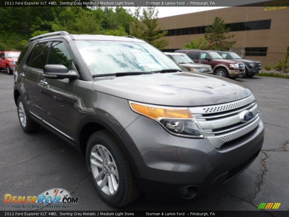 2011 Ford Explorer XLT 4WD Sterling Grey Metallic / Medium Light Stone Photo #1