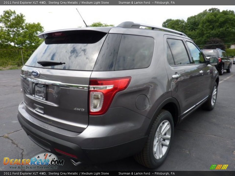 2011 Ford Explorer XLT 4WD Sterling Grey Metallic / Medium Light Stone Photo #2