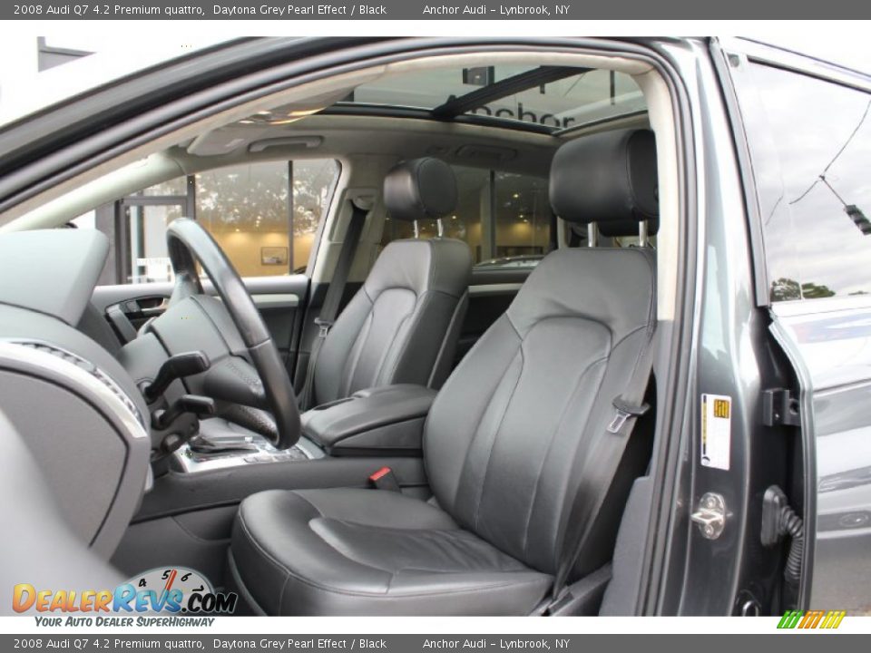 Black Interior - 2008 Audi Q7 4.2 Premium quattro Photo #9