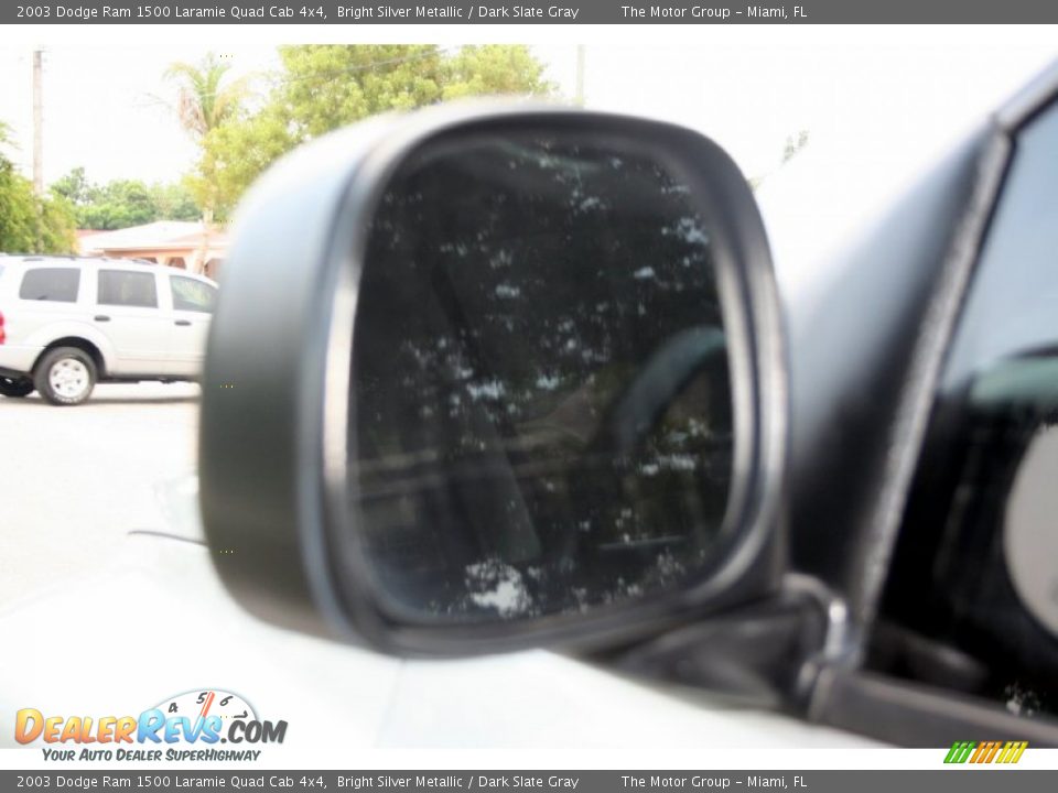 2003 Dodge Ram 1500 Laramie Quad Cab 4x4 Bright Silver Metallic / Dark Slate Gray Photo #19