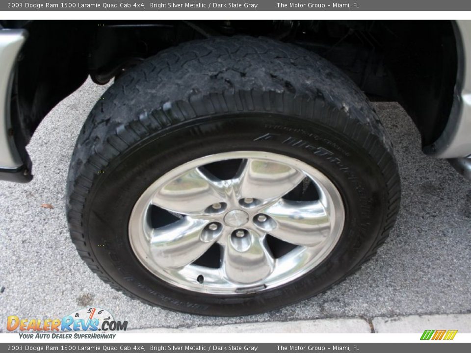 2003 Dodge Ram 1500 Laramie Quad Cab 4x4 Wheel Photo #21
