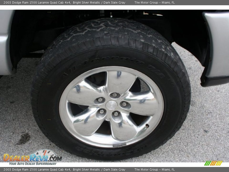 2003 Dodge Ram 1500 Laramie Quad Cab 4x4 Wheel Photo #23