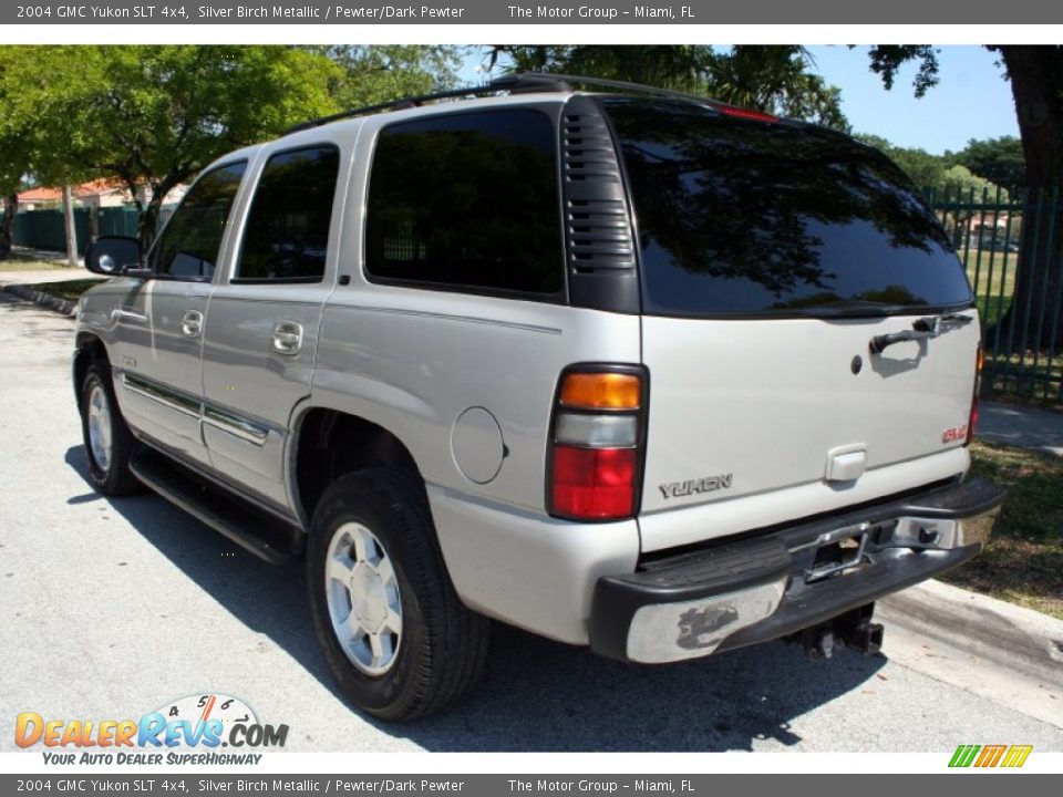 2004 GMC Yukon SLT 4x4 Silver Birch Metallic / Pewter/Dark Pewter Photo #7