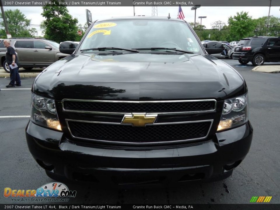 2007 Chevrolet Tahoe LT 4x4 Black / Dark Titanium/Light Titanium Photo #2