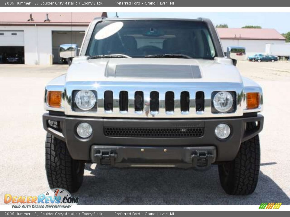 2006 Hummer H3 Boulder Gray Metallic / Ebony Black Photo #2