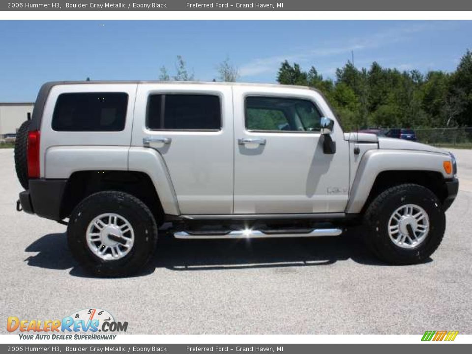 Boulder Gray Metallic 2006 Hummer H3  Photo #4
