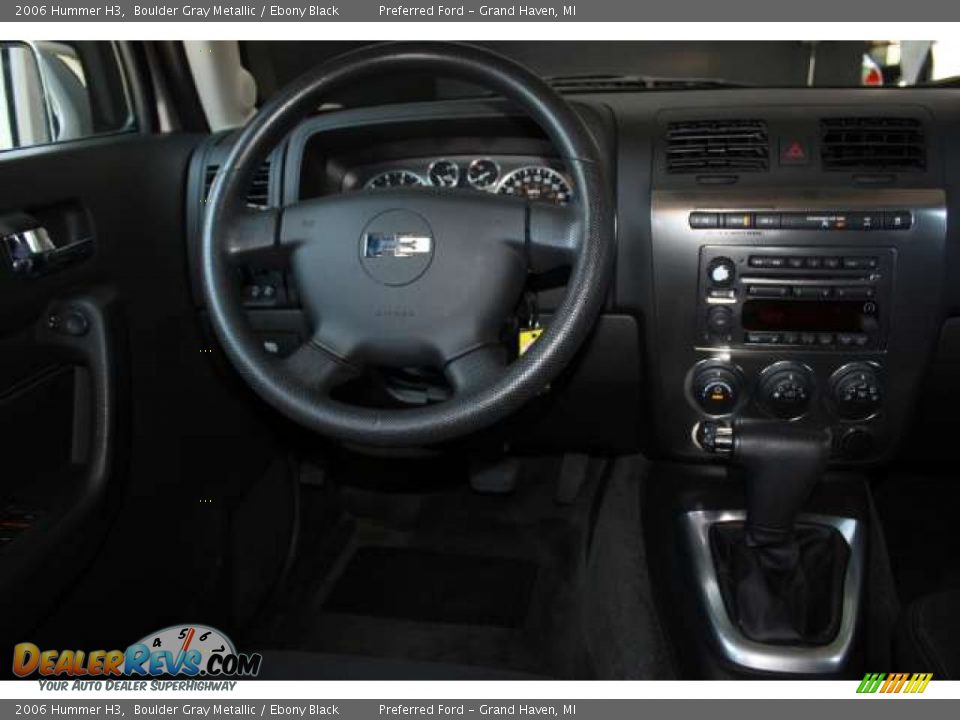 2006 Hummer H3 Boulder Gray Metallic / Ebony Black Photo #11