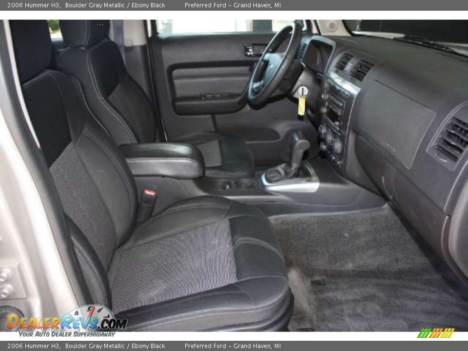 2006 Hummer H3 Boulder Gray Metallic / Ebony Black Photo #14