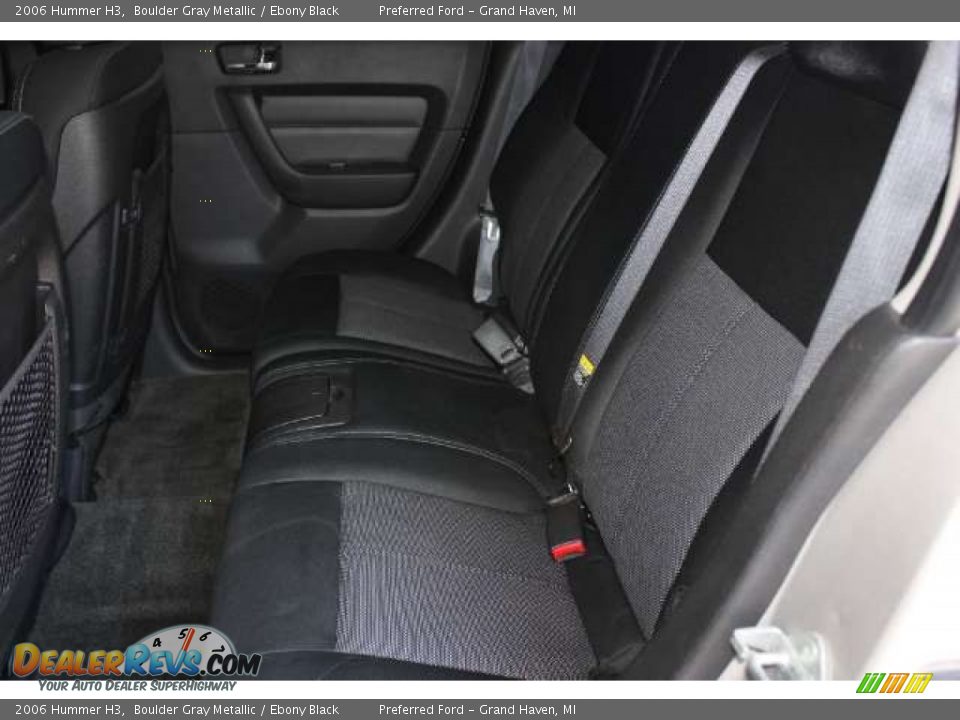 2006 Hummer H3 Boulder Gray Metallic / Ebony Black Photo #15