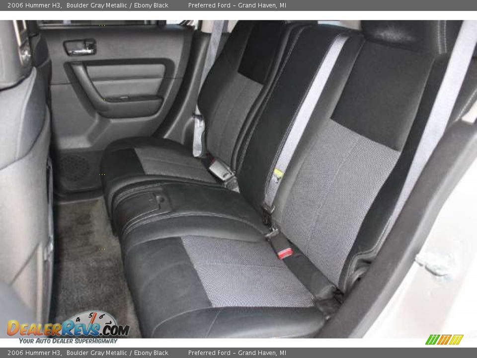 2006 Hummer H3 Boulder Gray Metallic / Ebony Black Photo #16