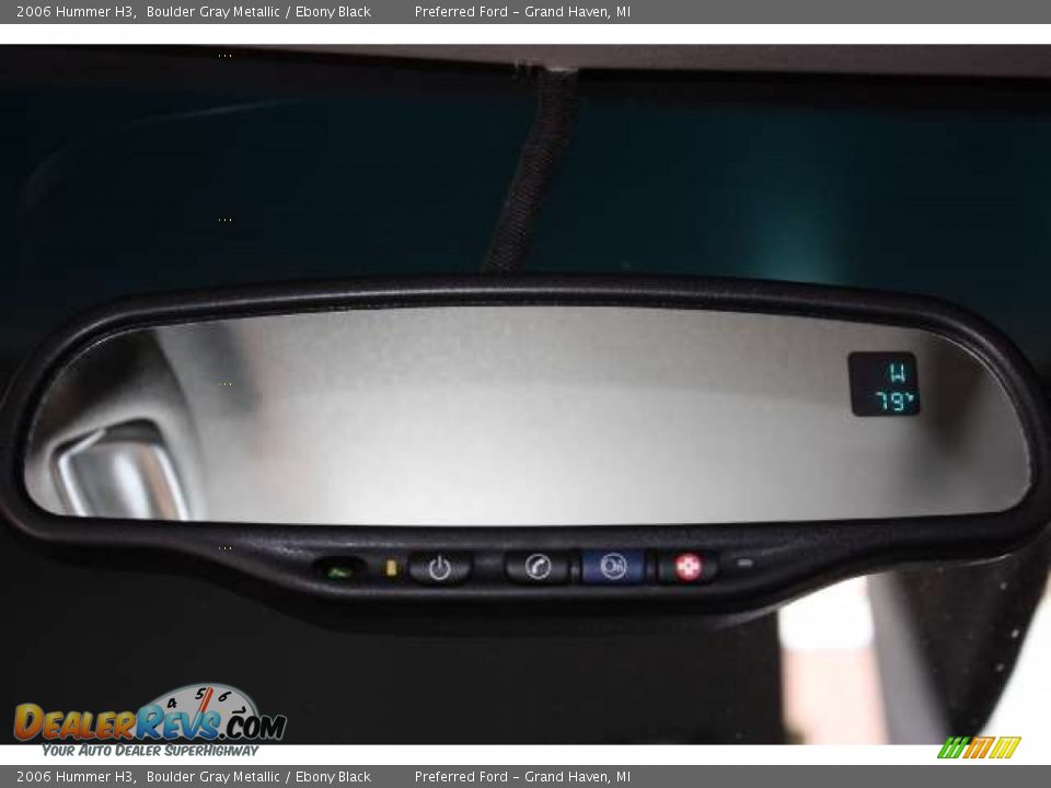 2006 Hummer H3 Boulder Gray Metallic / Ebony Black Photo #18