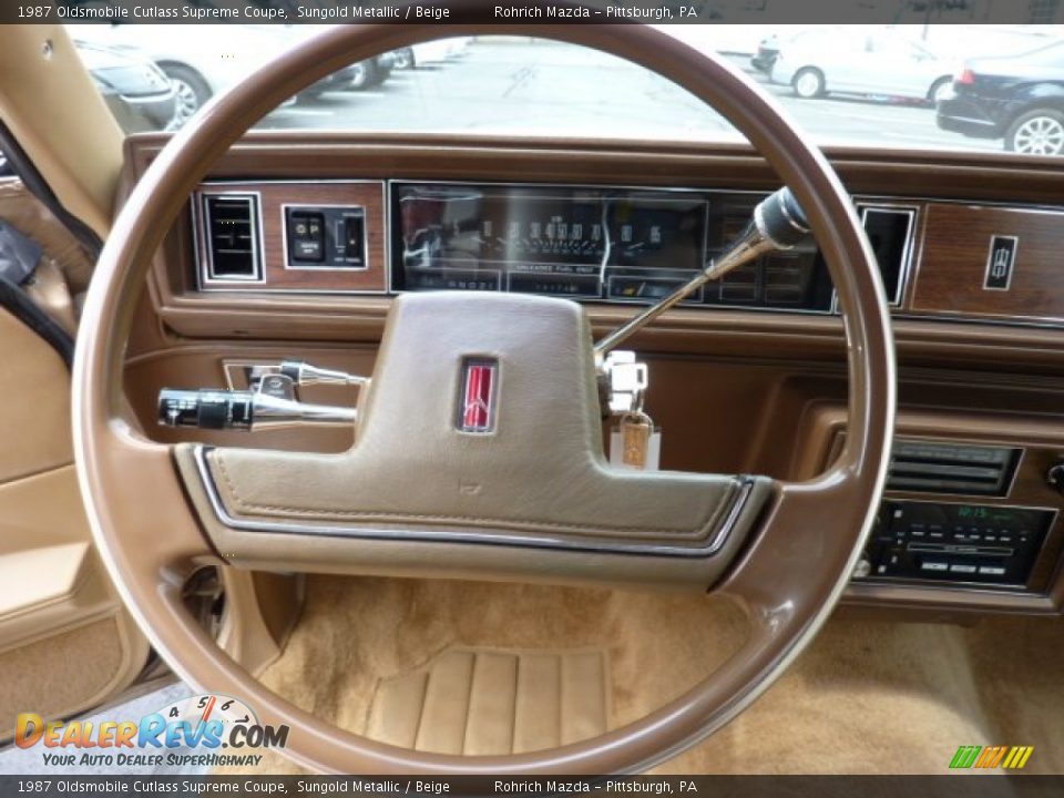 1987 Oldsmobile Cutlass Supreme Coupe Steering Wheel Photo #17