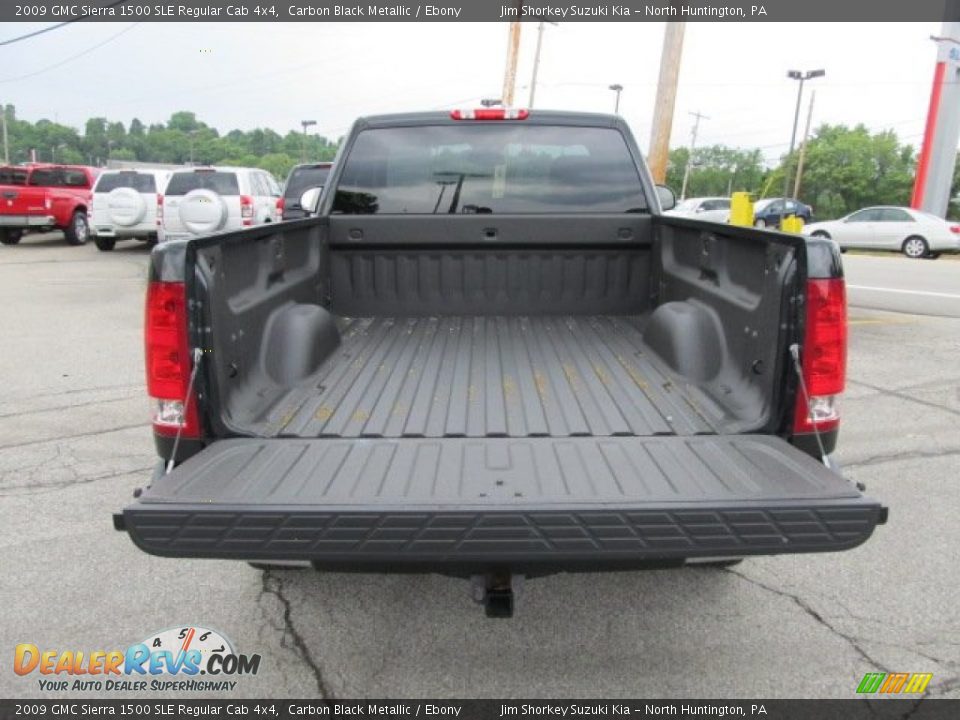 2009 GMC Sierra 1500 SLE Regular Cab 4x4 Carbon Black Metallic / Ebony Photo #5