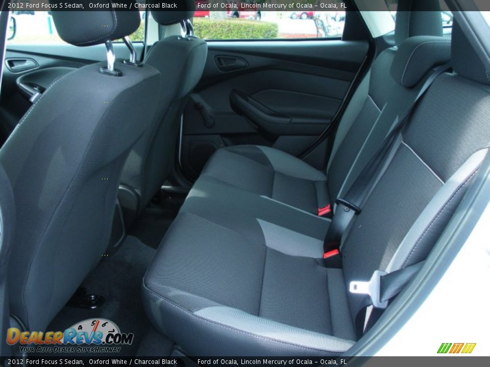 Charcoal Black Interior 2012 Ford Focus S Sedan Photo 6