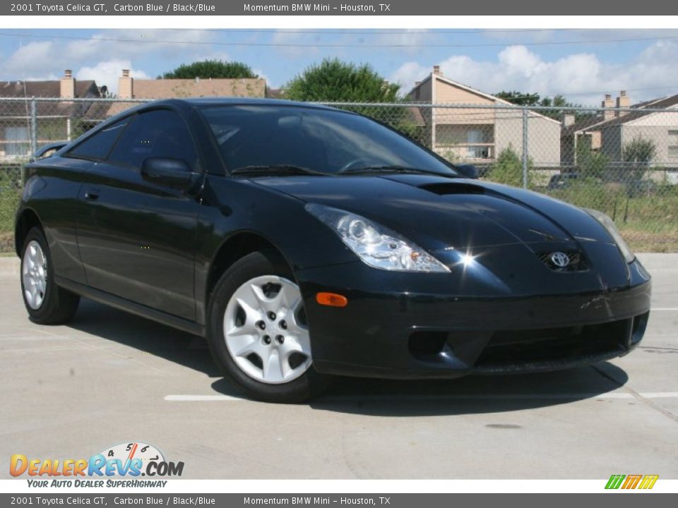 2001 Toyota Celica GT Carbon Blue / Black/Blue Photo #1