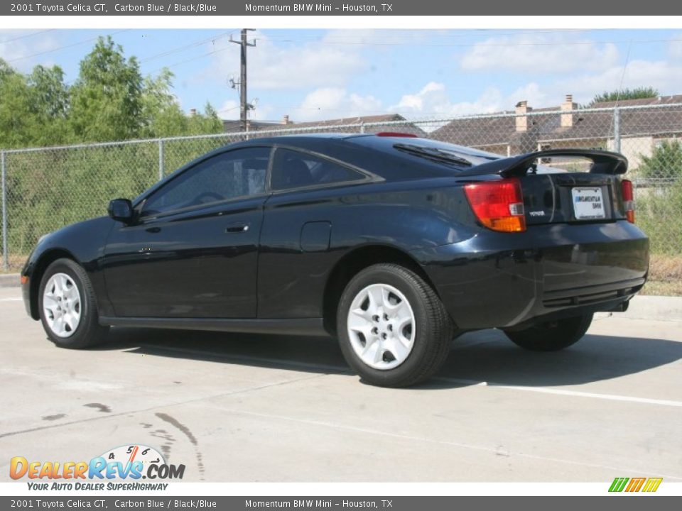 2001 Toyota Celica GT Carbon Blue / Black/Blue Photo #2