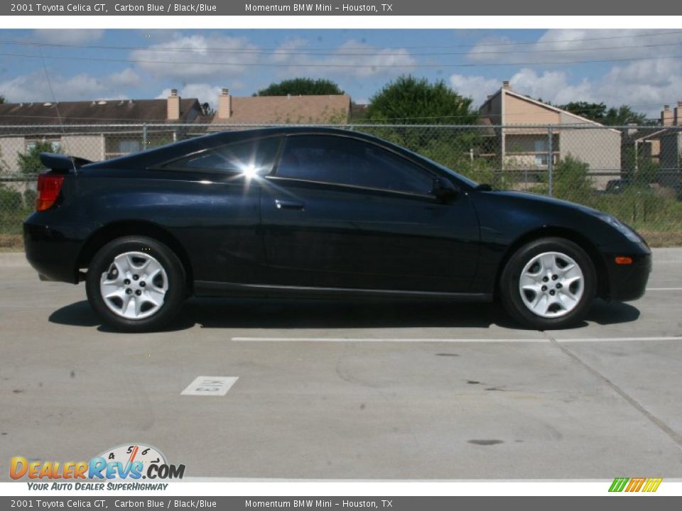 2001 Toyota Celica GT Carbon Blue / Black/Blue Photo #4