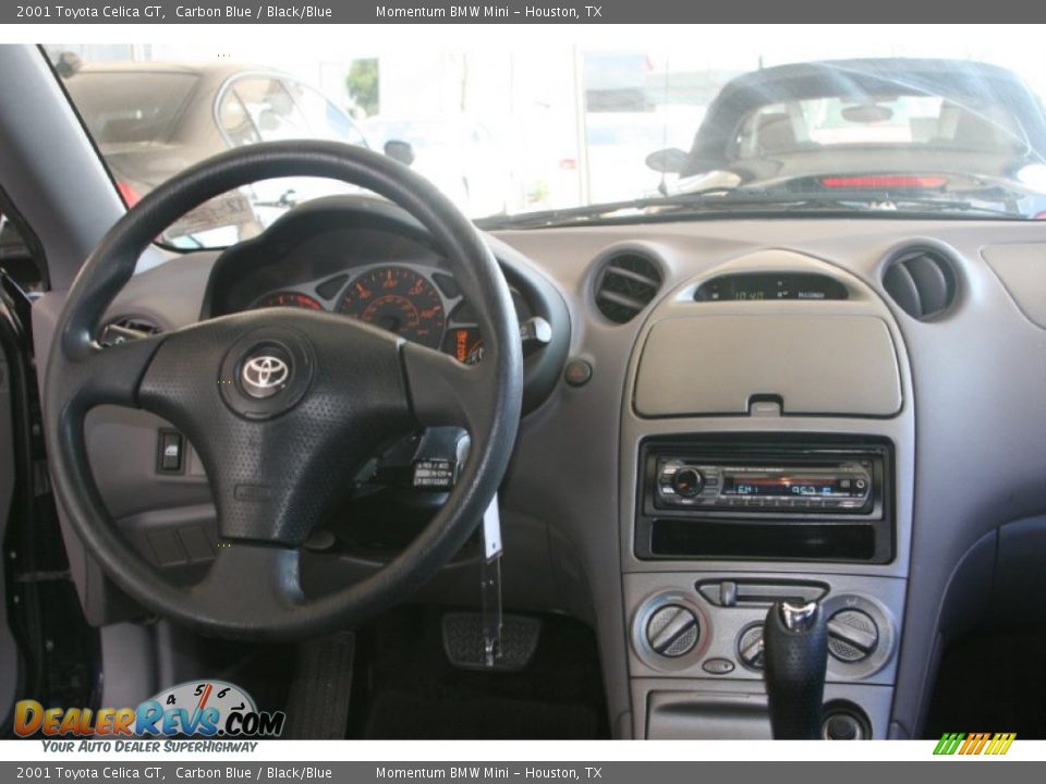 2001 Toyota Celica GT Carbon Blue / Black/Blue Photo #5