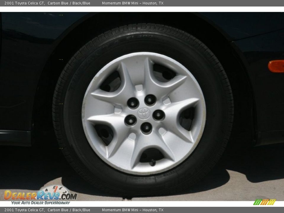 2001 Toyota Celica GT Carbon Blue / Black/Blue Photo #7