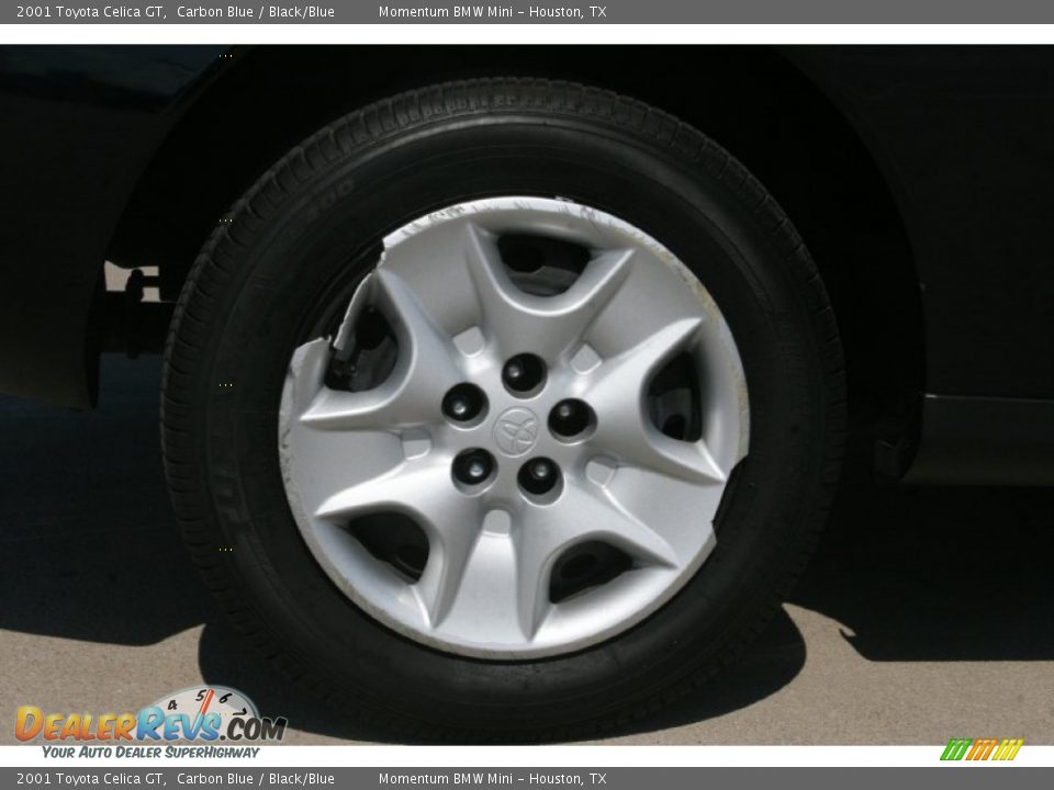 2001 Toyota Celica GT Carbon Blue / Black/Blue Photo #8
