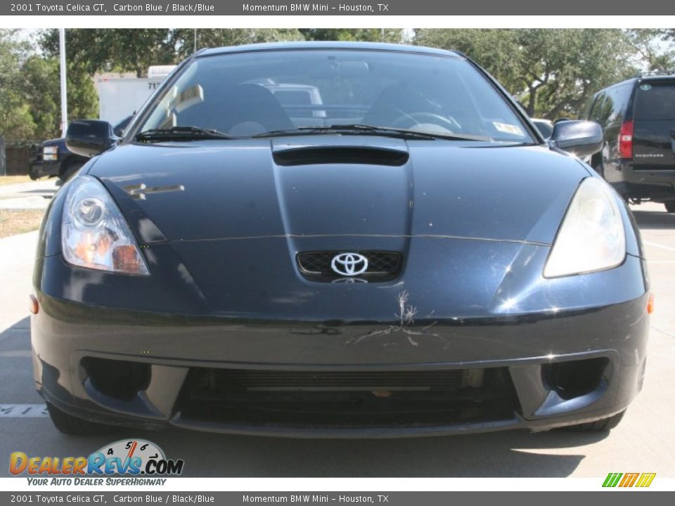 2001 Toyota Celica GT Carbon Blue / Black/Blue Photo #13