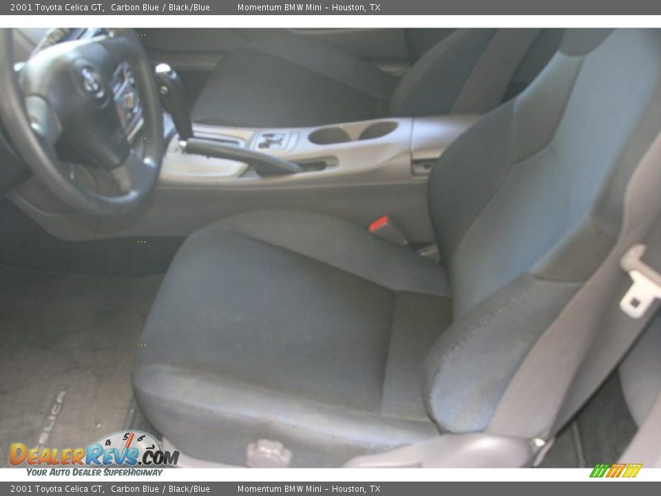 2001 Toyota Celica GT Carbon Blue / Black/Blue Photo #16