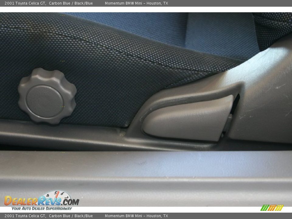 2001 Toyota Celica GT Carbon Blue / Black/Blue Photo #17