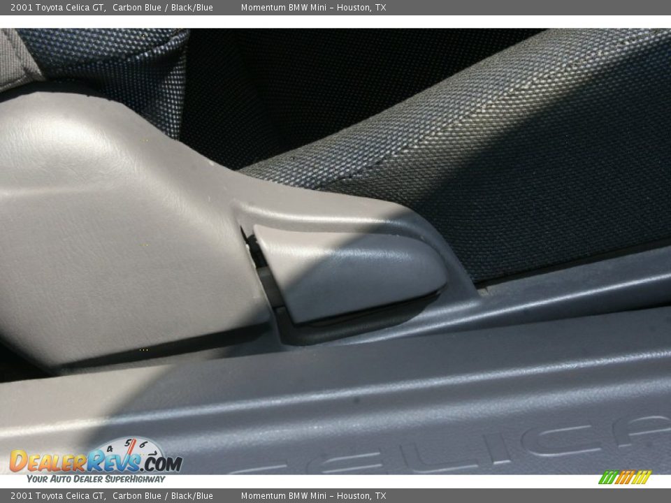 2001 Toyota Celica GT Carbon Blue / Black/Blue Photo #24