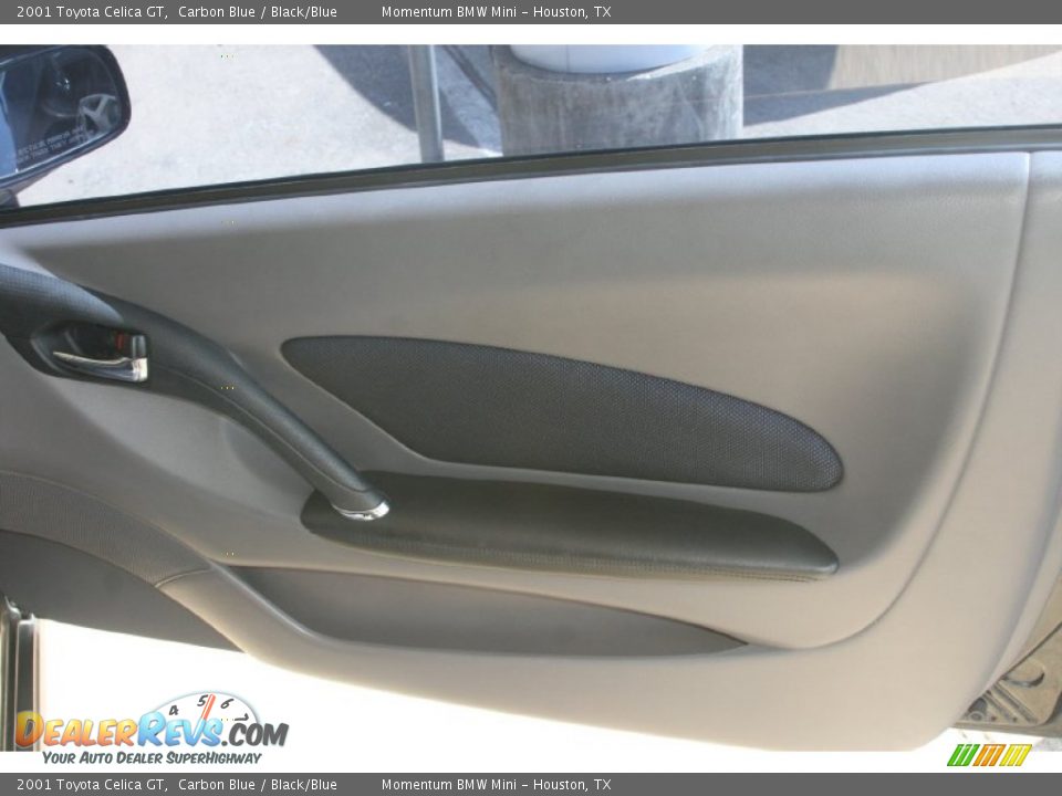 2001 Toyota Celica GT Carbon Blue / Black/Blue Photo #25