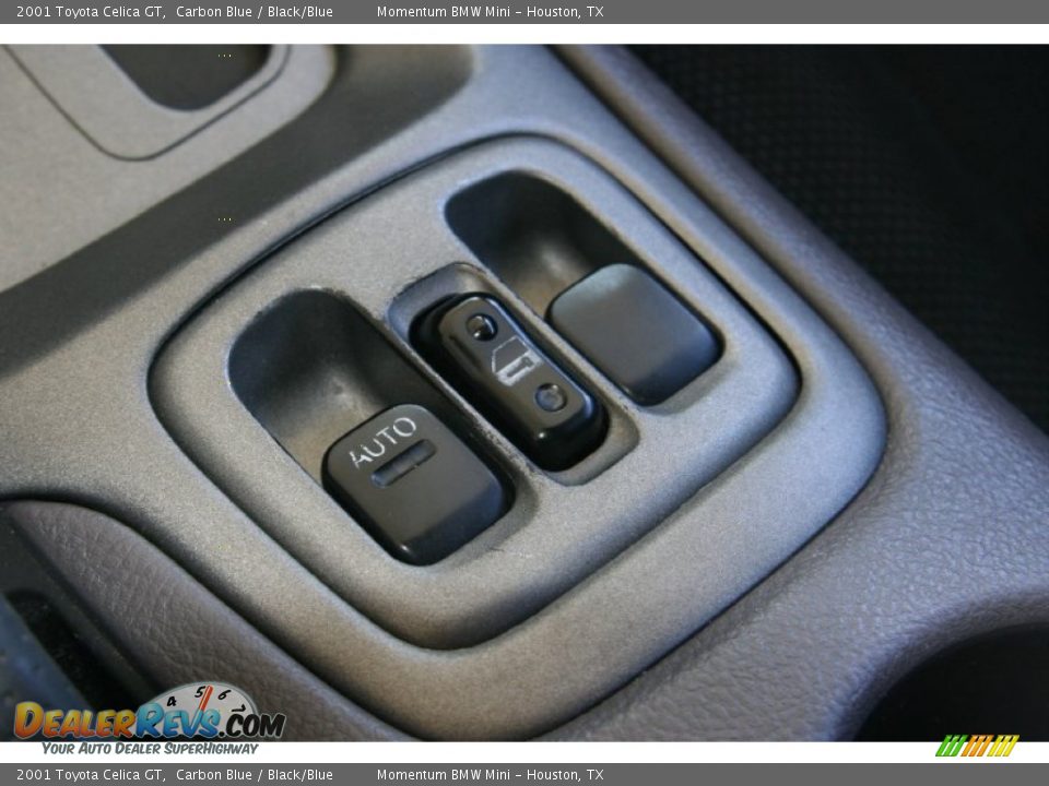 2001 Toyota Celica GT Carbon Blue / Black/Blue Photo #29