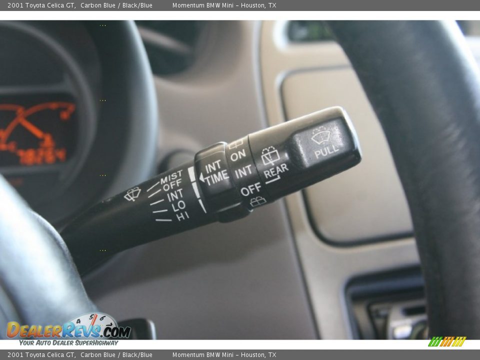 2001 Toyota Celica GT Carbon Blue / Black/Blue Photo #30