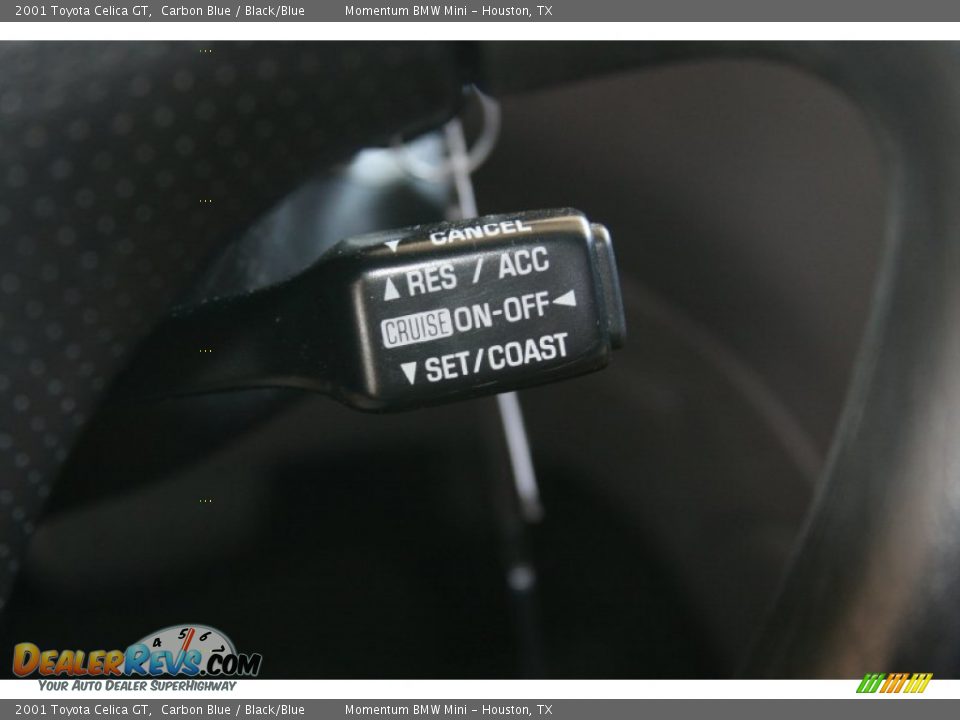 2001 Toyota Celica GT Carbon Blue / Black/Blue Photo #31