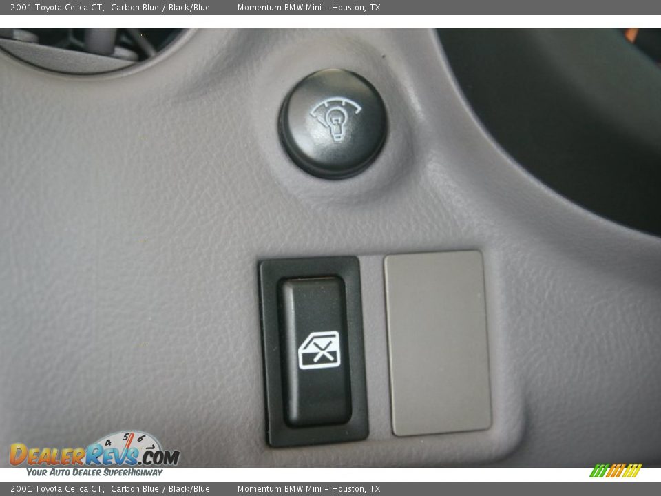 2001 Toyota Celica GT Carbon Blue / Black/Blue Photo #33