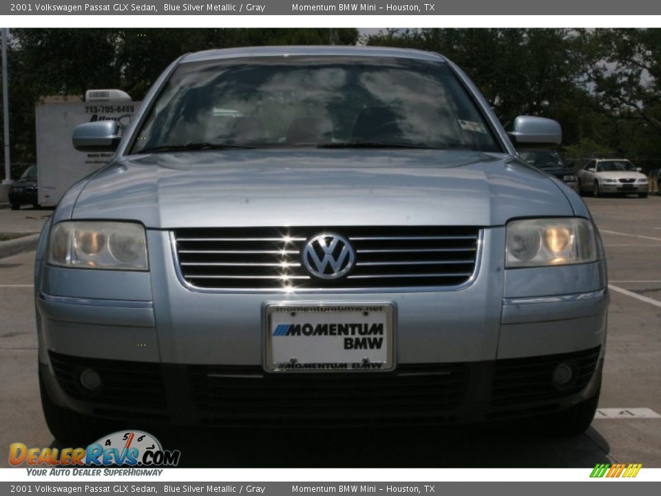 2001 Volkswagen Passat GLX Sedan Blue Silver Metallic / Gray Photo #13