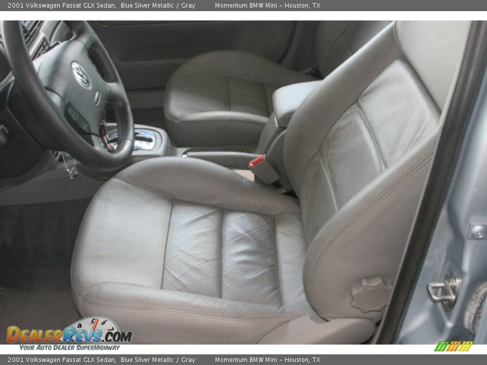 2001 Volkswagen Passat GLX Sedan Blue Silver Metallic / Gray Photo #16