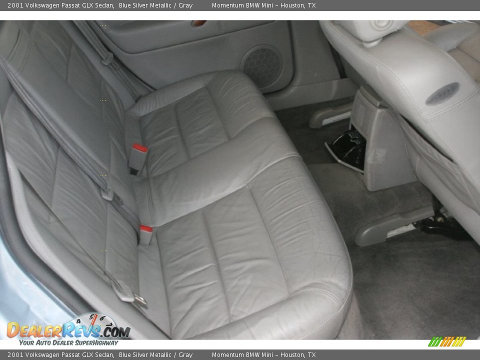 2001 Volkswagen Passat GLX Sedan Blue Silver Metallic / Gray Photo #26