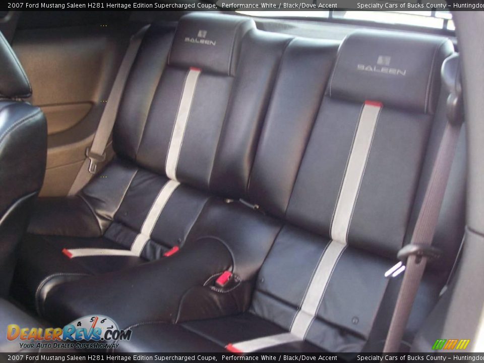 2007 Ford Mustang Saleen H281 Heritage Edition Supercharged Coupe Performance White / Black/Dove Accent Photo #22