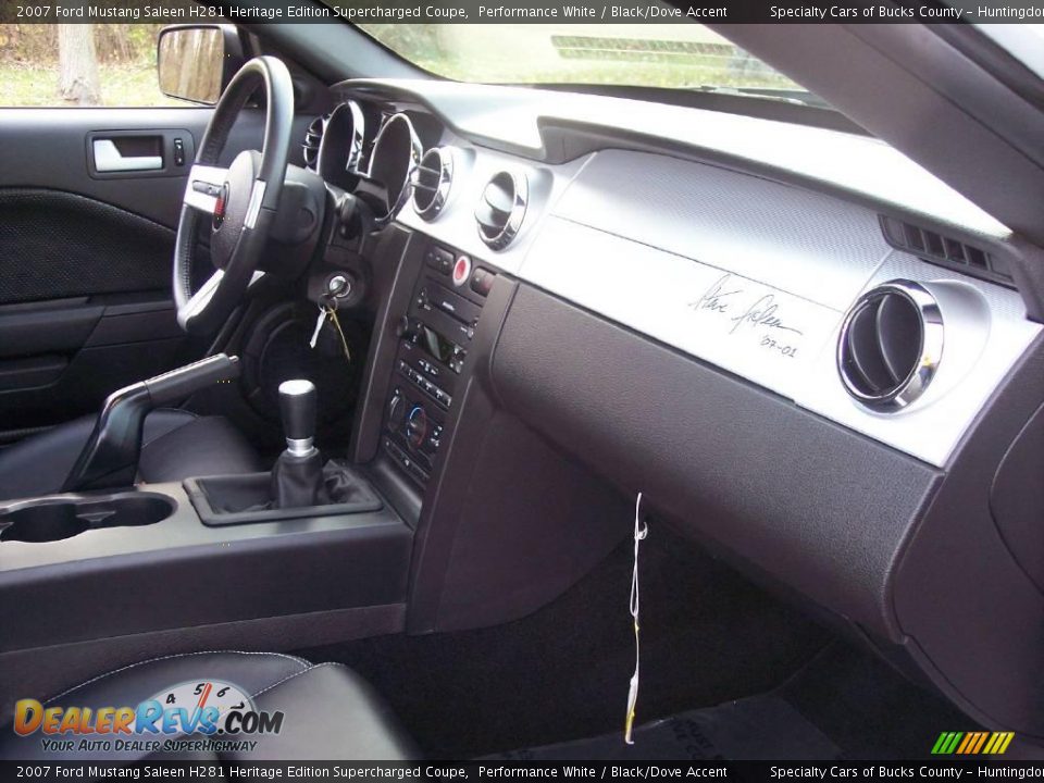 2007 Ford Mustang Saleen H281 Heritage Edition Supercharged Coupe Performance White / Black/Dove Accent Photo #31