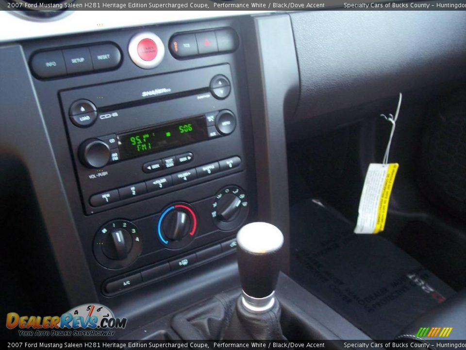 2007 Ford Mustang Saleen H281 Heritage Edition Supercharged Coupe Performance White / Black/Dove Accent Photo #36
